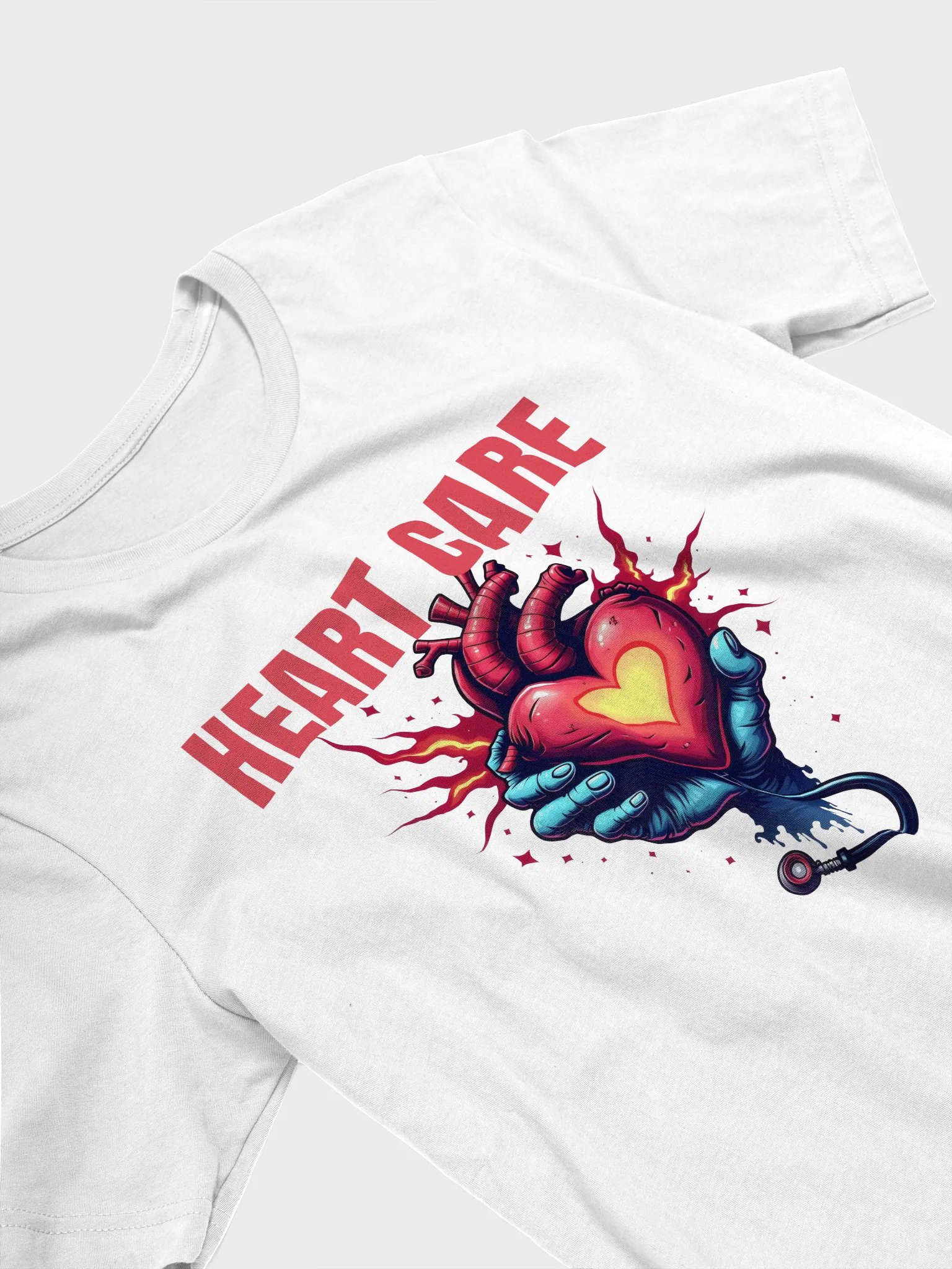 Glowing Heart Care T-Shirt product image (23)