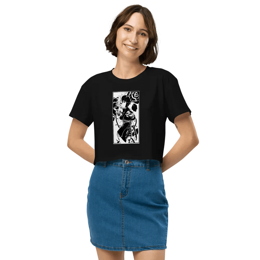 Roses Cropped T-shirt product image (7)