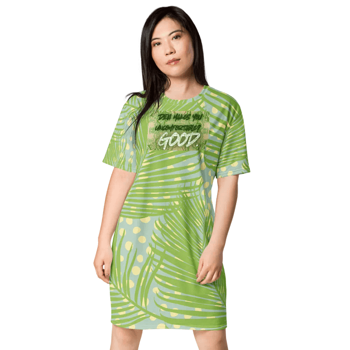 Hands Off DEIA, Makes you uncomfortable, Tee Dress product image (1)