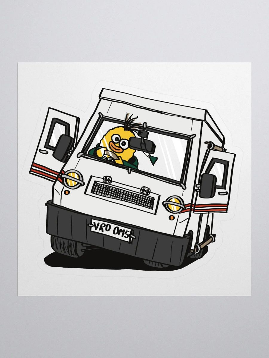 Big wheelie in his van sticker! product image (5)