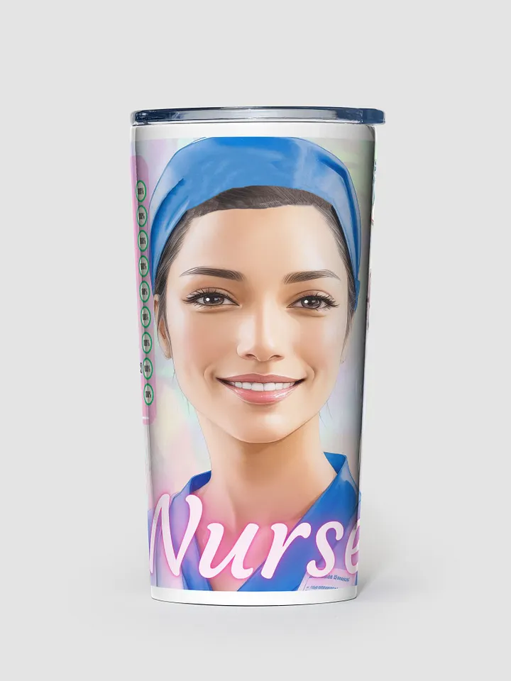 Latina Nurse 20 oz Stainless Steel Tumbler product image (1)