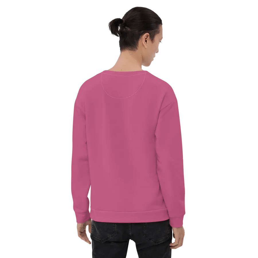 Plain Muted Blush Pink True Summer Unisex Recycled Polyester Heavyweight Premium Sweatshirt by Treasure Pie product image (10)