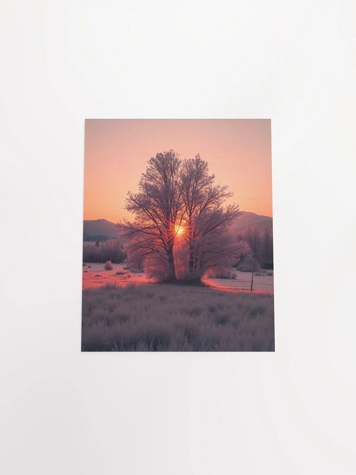 Frosty Sunrise Enhanced Matte Poster product image (30)