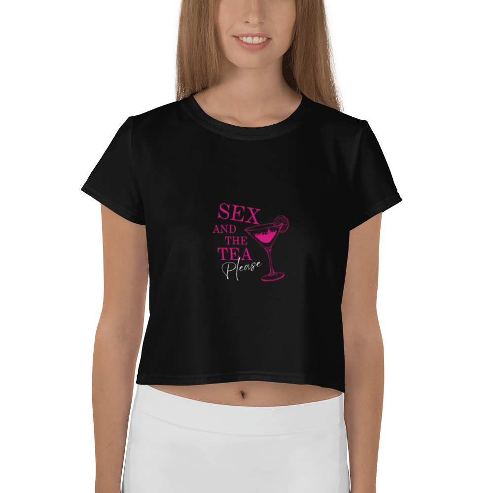 'Sex and tea, please' Crop Tee product image (1)