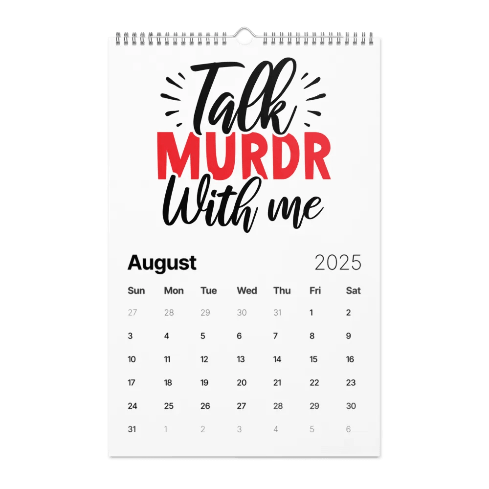'True Crime Lovers' 2025 Calendar product image (2)