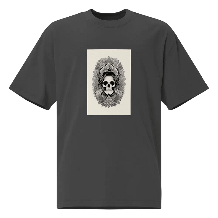 Ornate Skull Headdress Oversized Tee product image (1)