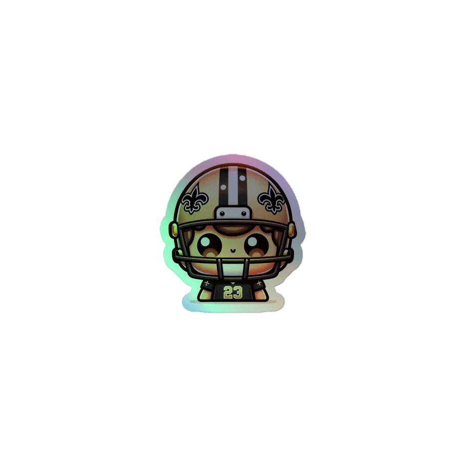 KAWAII New Orleans Saints Player Holographic Sticker product image (1)