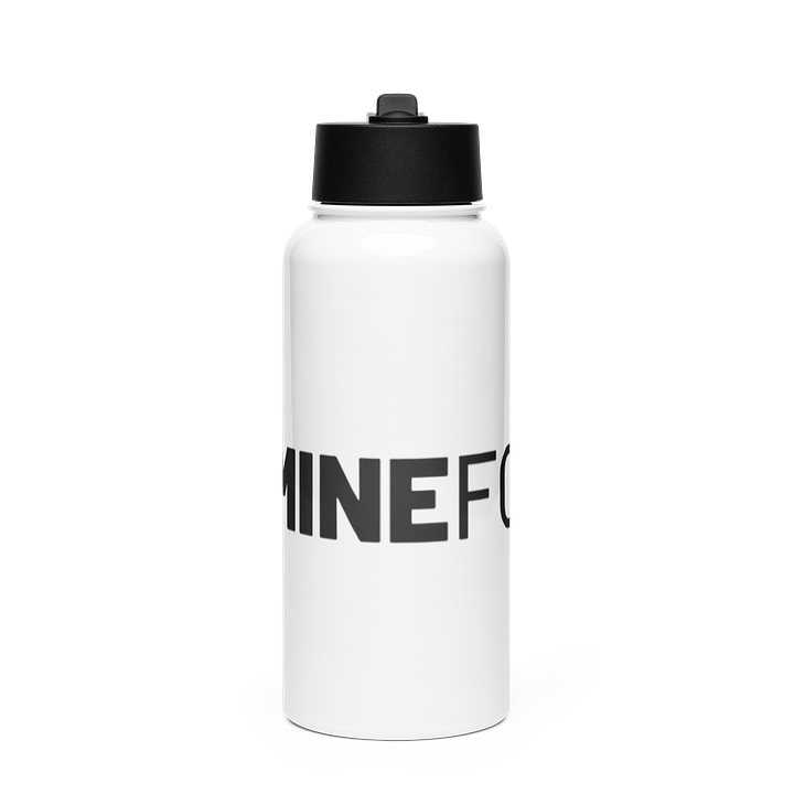 Minefort Stainless Steel Water Bottle – White product image (1)