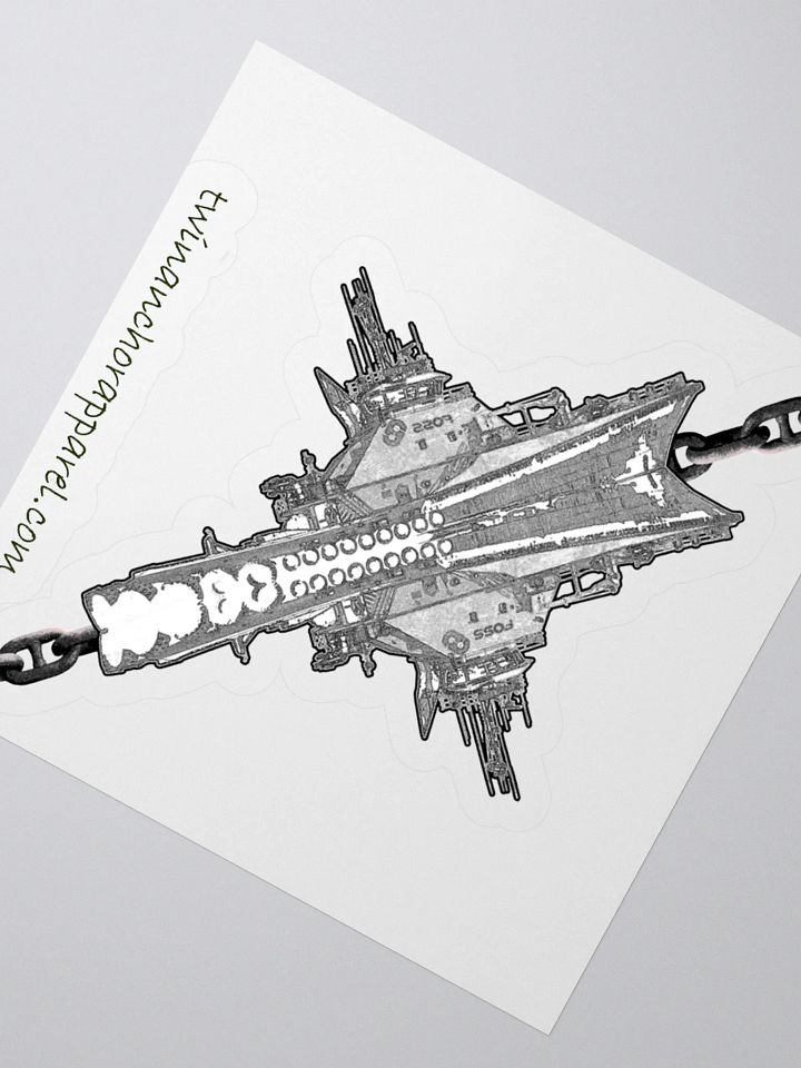 Foss double tug Sketch Kiss Cut Stickers product image (5)