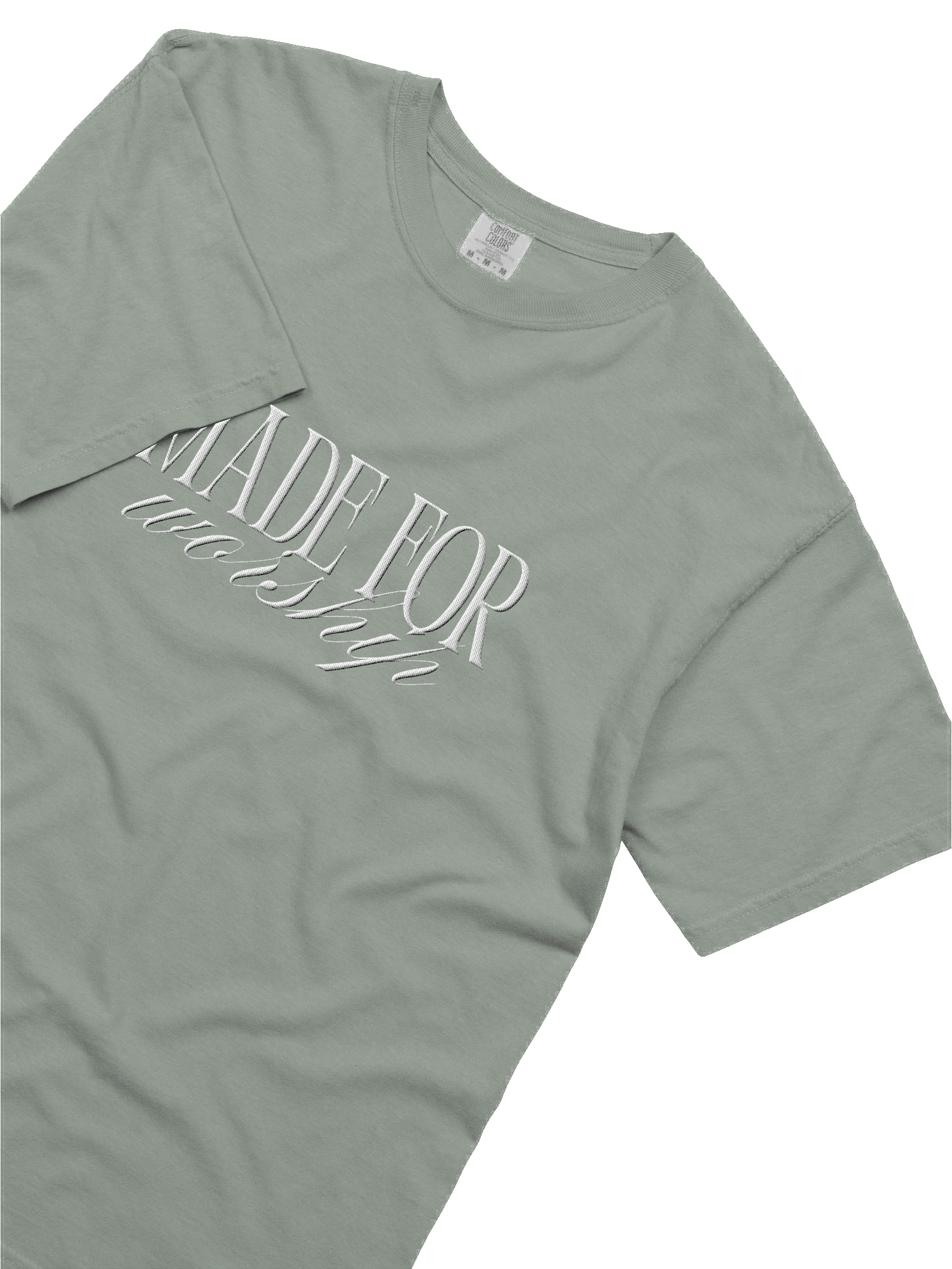 "Made For Worship" Embroidered Tee product image (1)