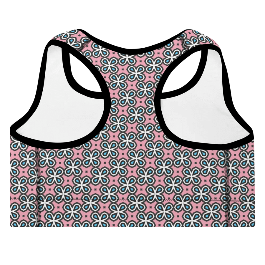 Trans Abstract (2) - Padded Sports Bra product image (4)