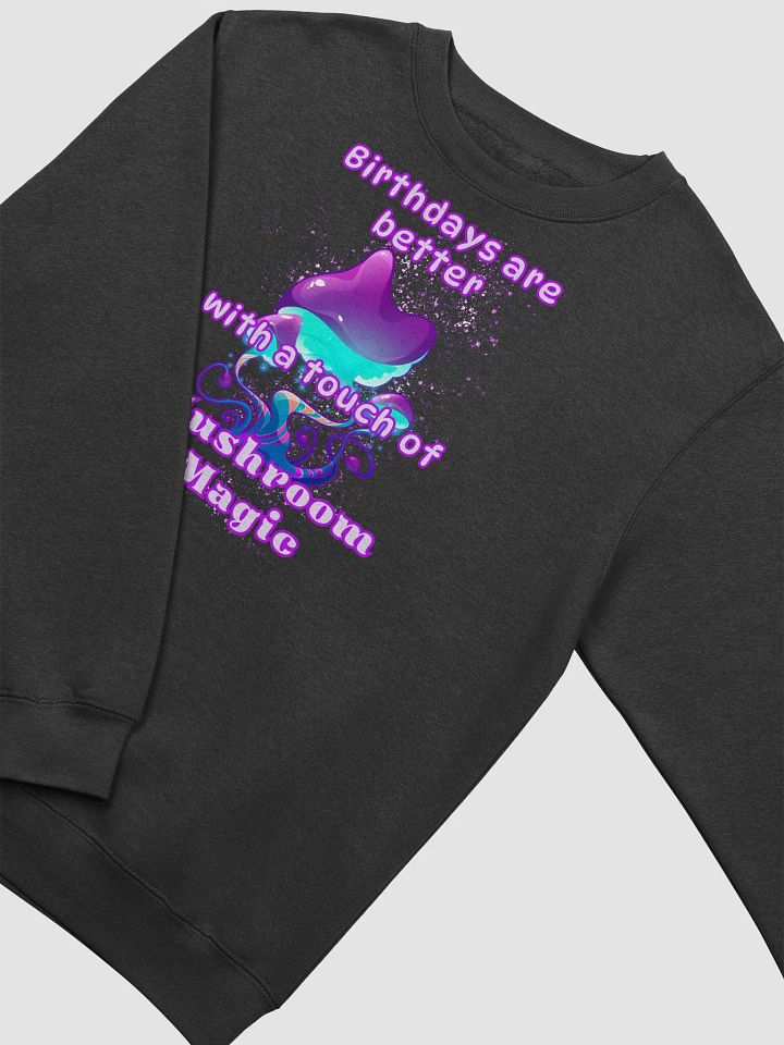 Mushroom magic Birthday premium crewneck sweatshirt product image (2)
