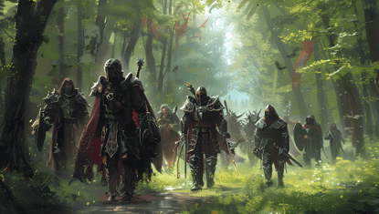 Mercenaries of the Realm Armored Allies in the Enchanted Forest product image (1)