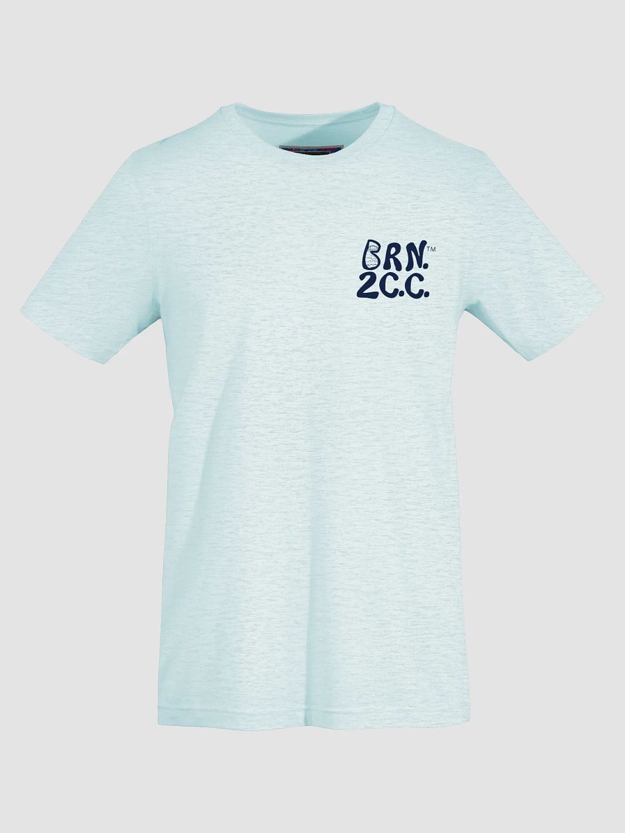 Women's | BOURNE to Cape Cod™ | Supersoft T-Shirt by Bella+Canvas | Navy Blue Logo on Light Neutrals product image (75)