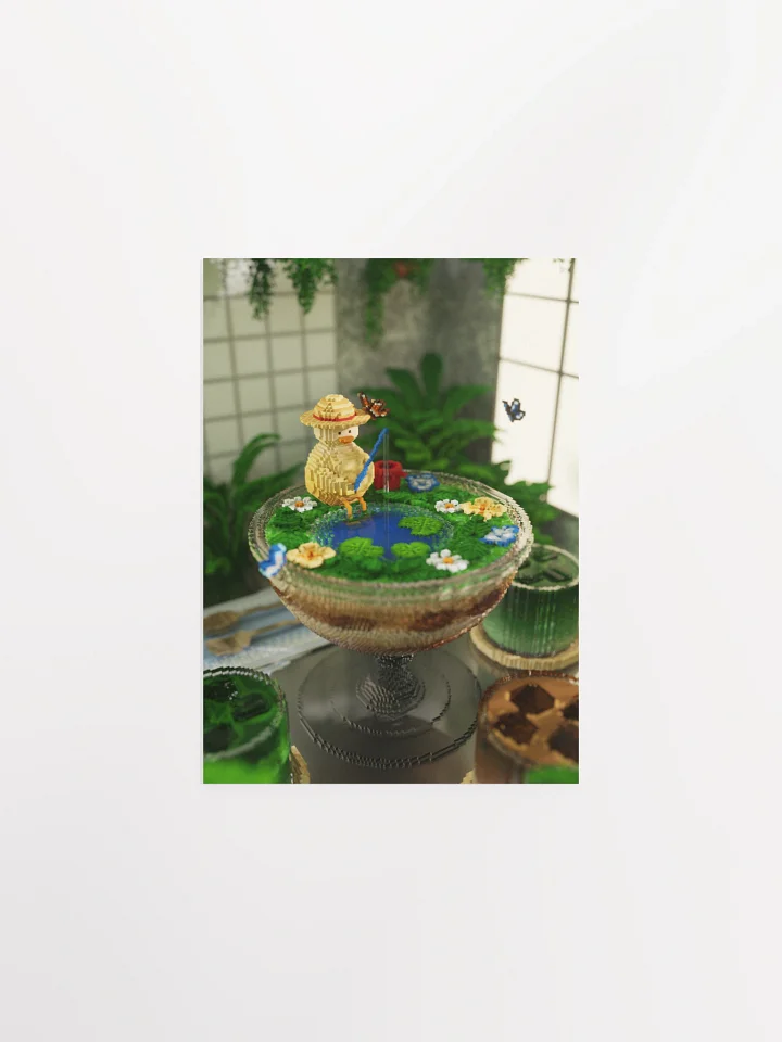 Tiny fishing 🌙 Art print product image (2)