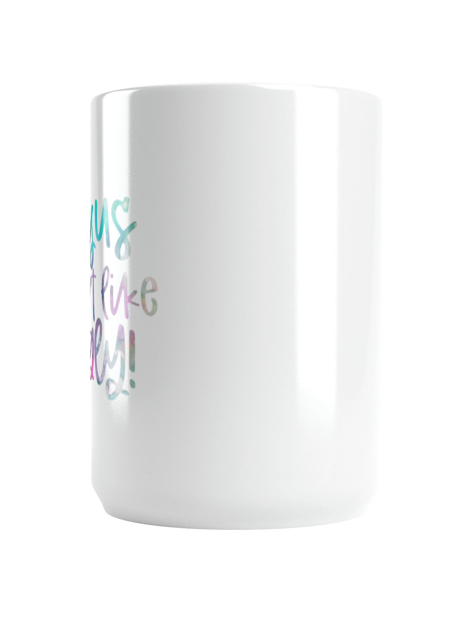 Jesus Don’t Like Ugly 15 oz White Coffee Mug Christian Faith Drinkware Bold Statement Gift product image (6)