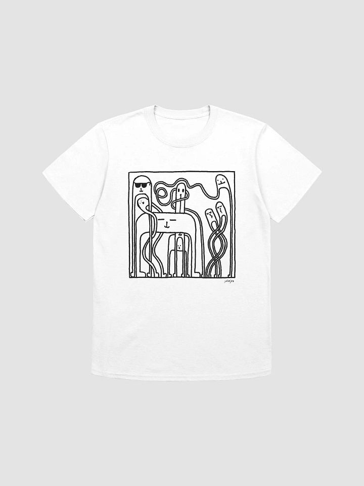 crowded bus t-shirt product image (1)