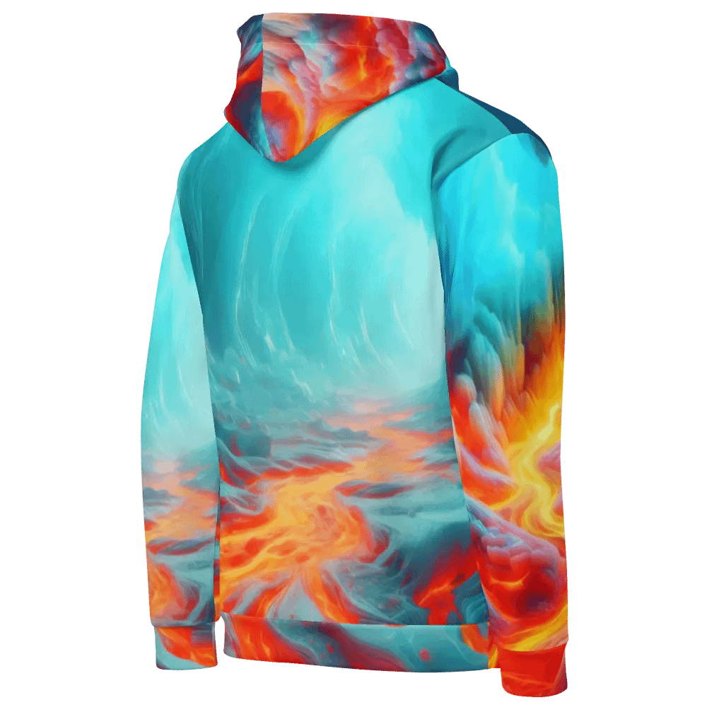 Fire and Ice - 3D Lava Glacier Fusion #1 product image (7)