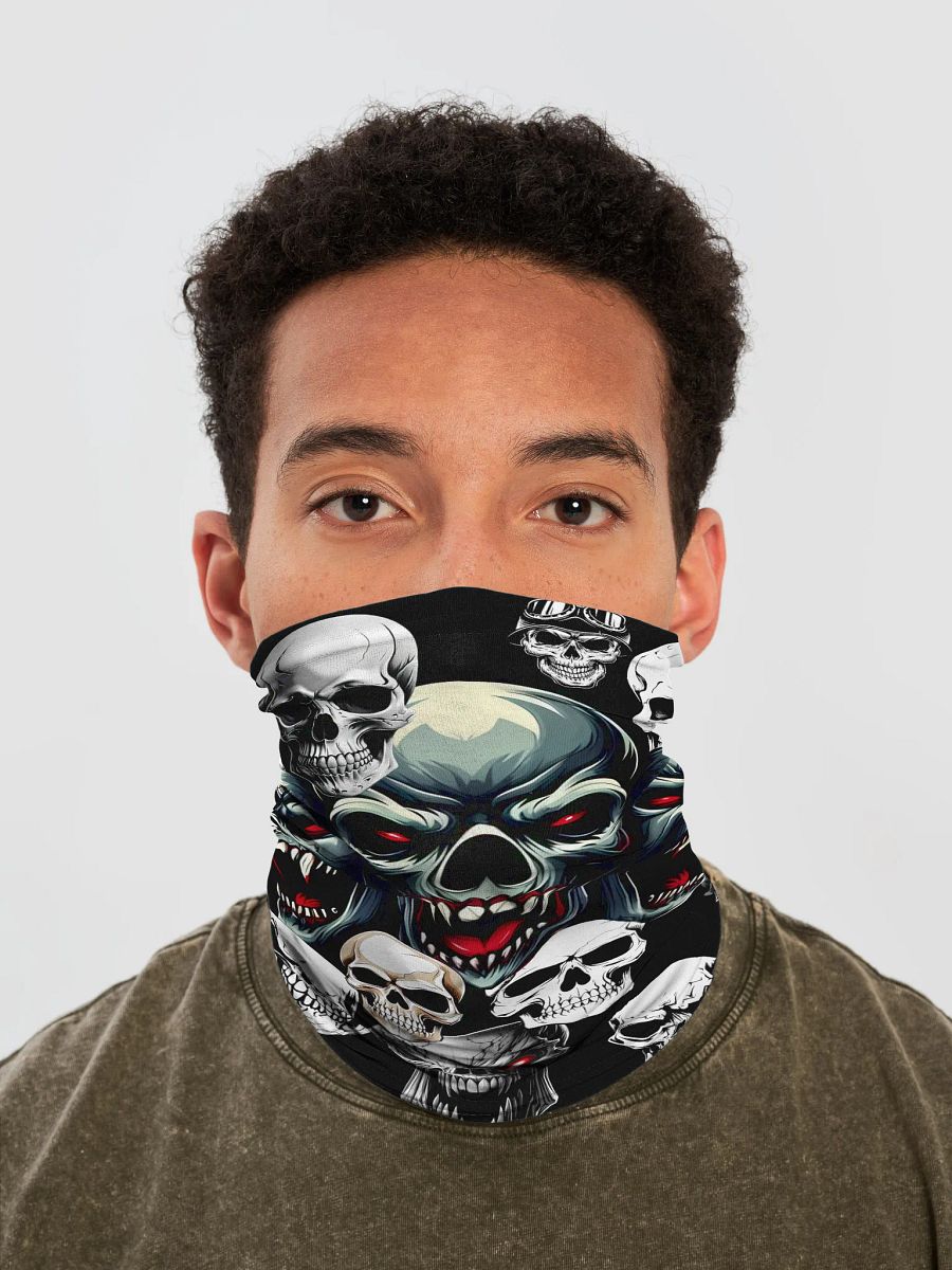 All-Over Skulls Neck Gaiter product image (1)