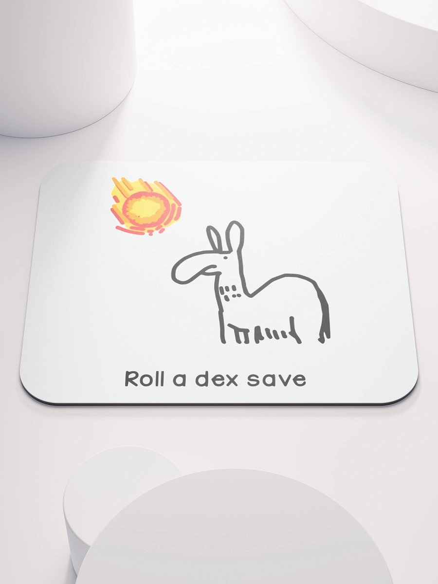 Roll a Dex Save - Mousepad/Dice Mat product image (1)