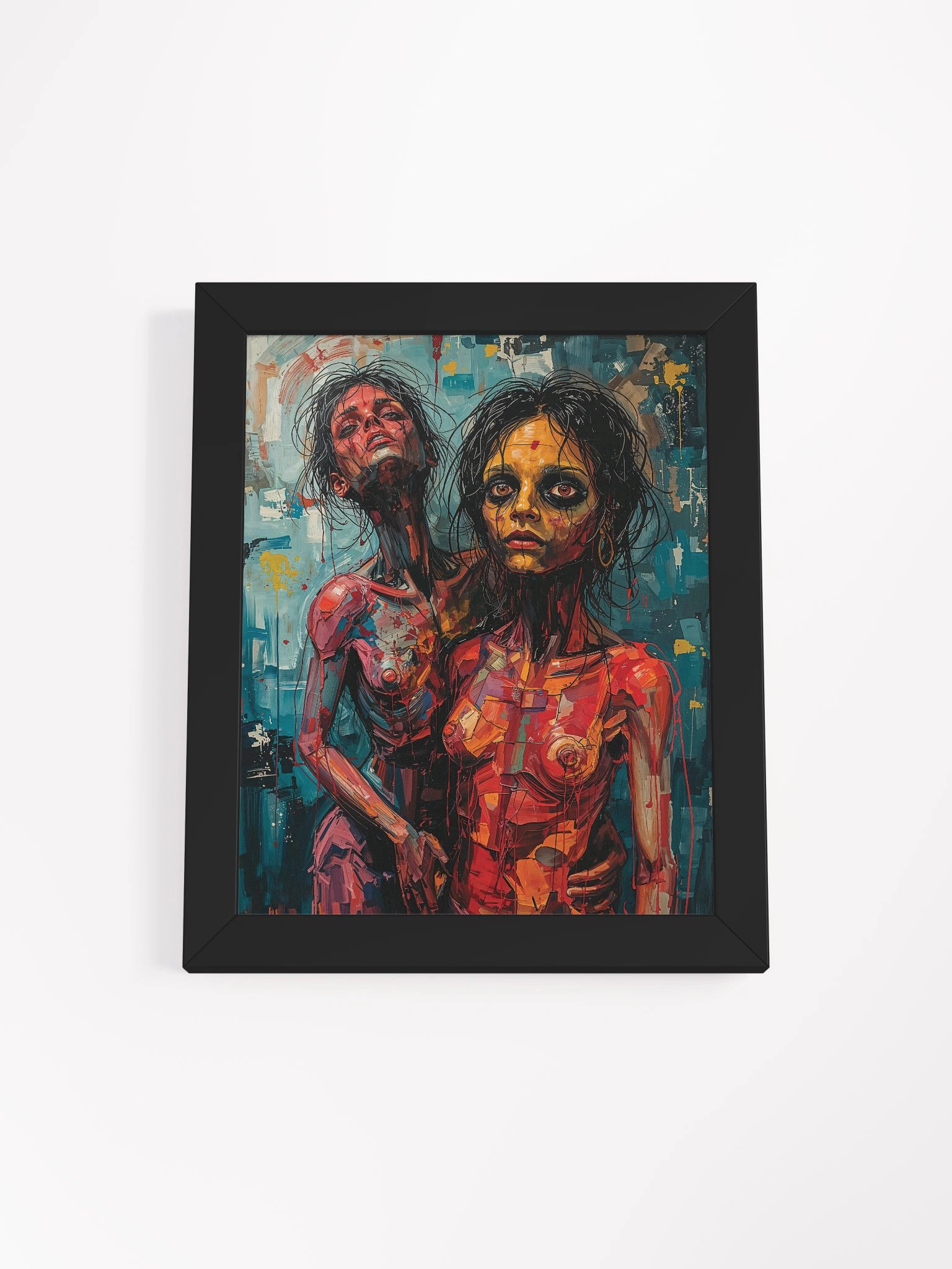 Painted Wounds Framed Print product image (1)