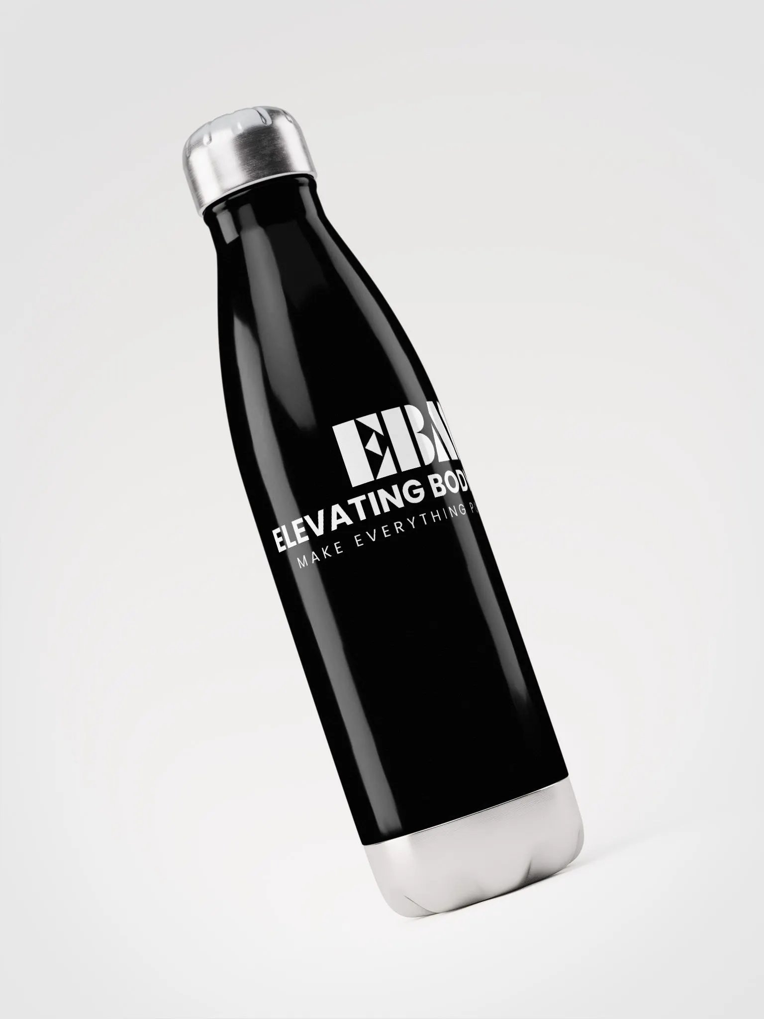 EBM Stainless Steel Water Bottle (Black) product image (3)