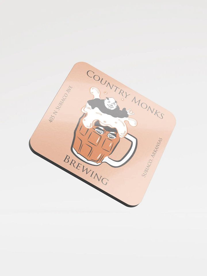 Country Monks Brewing Floating Monk Coaster product image (1)