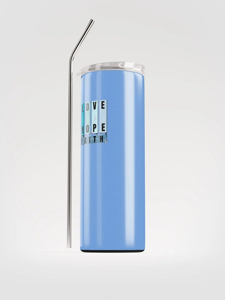 Tri-Panel Love, Hope & Faith Tumbler product image (1)