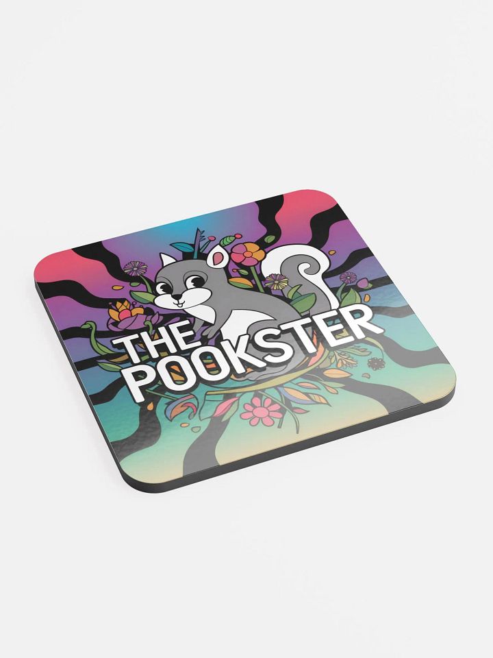 Coaster or micro art piece: flower and psychedelic pookster product image (2)