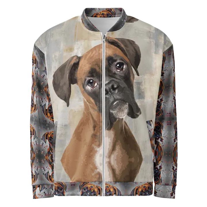 Whimsical Pup All-Over Bomber Jacket product image (1)