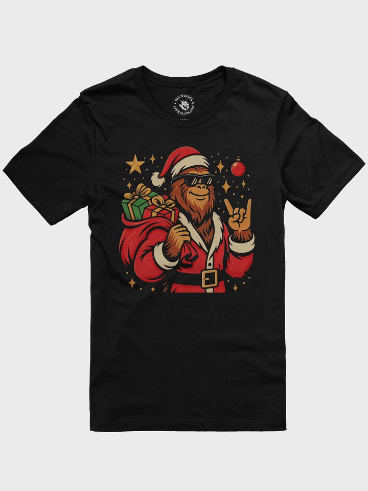 Funny Bigfoot Christmas Dad T-Shirt product image (1)