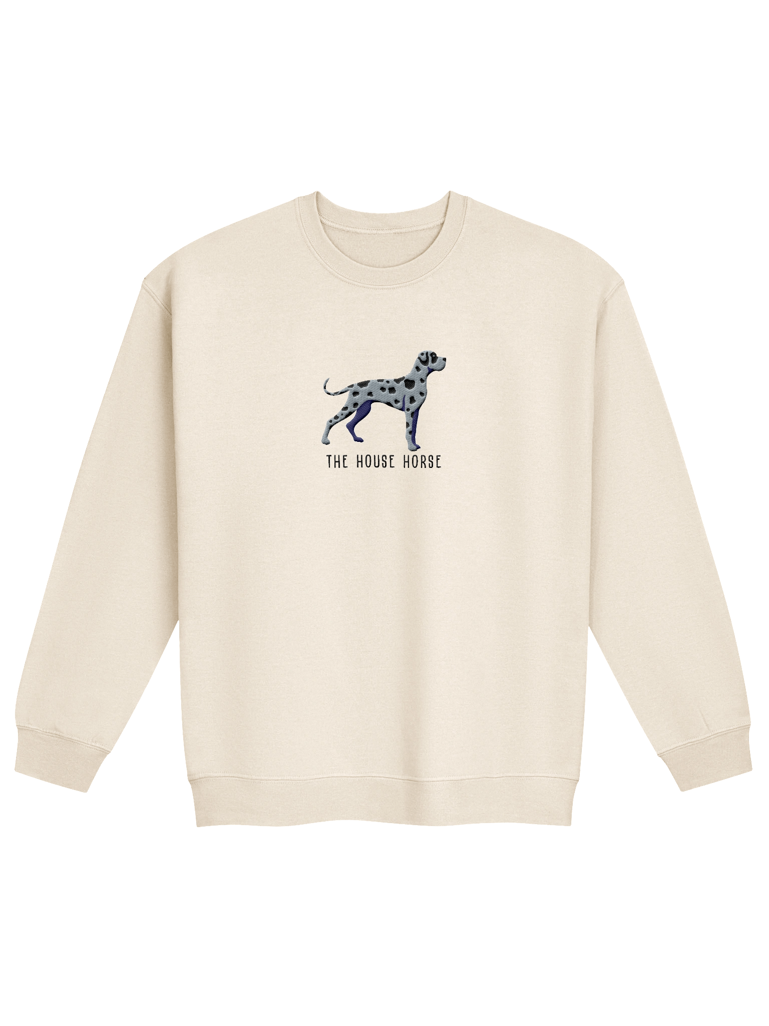 The House Horse Sweatshirt (Embroidered) of a Great Dane(Blue Merle) product image (21)