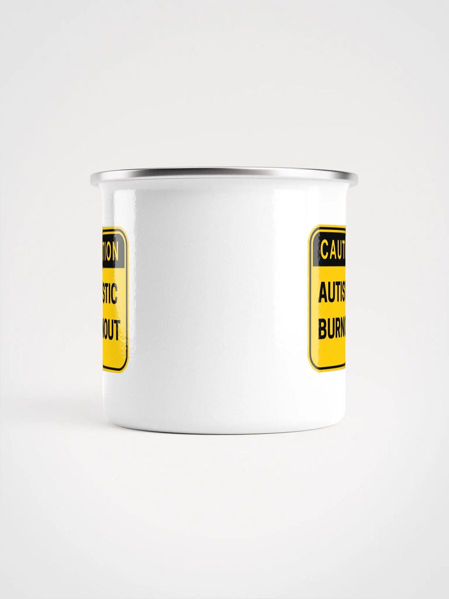 CAUTION: ASD BURNOUT Enamel Mug product image (5)