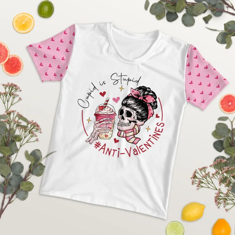 Crew Neck T-Shirt -Anti Valentines product image (3)