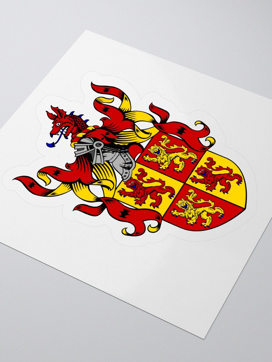 Owain Glyndŵr Crest Kiss Cut Sticker product image (3)