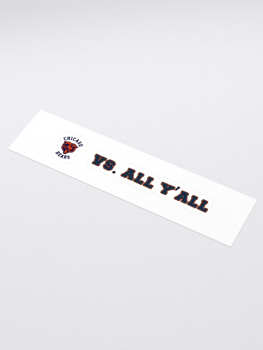 Bears Vs. All Y'all Chicago Football Rivalry Design product image (1)