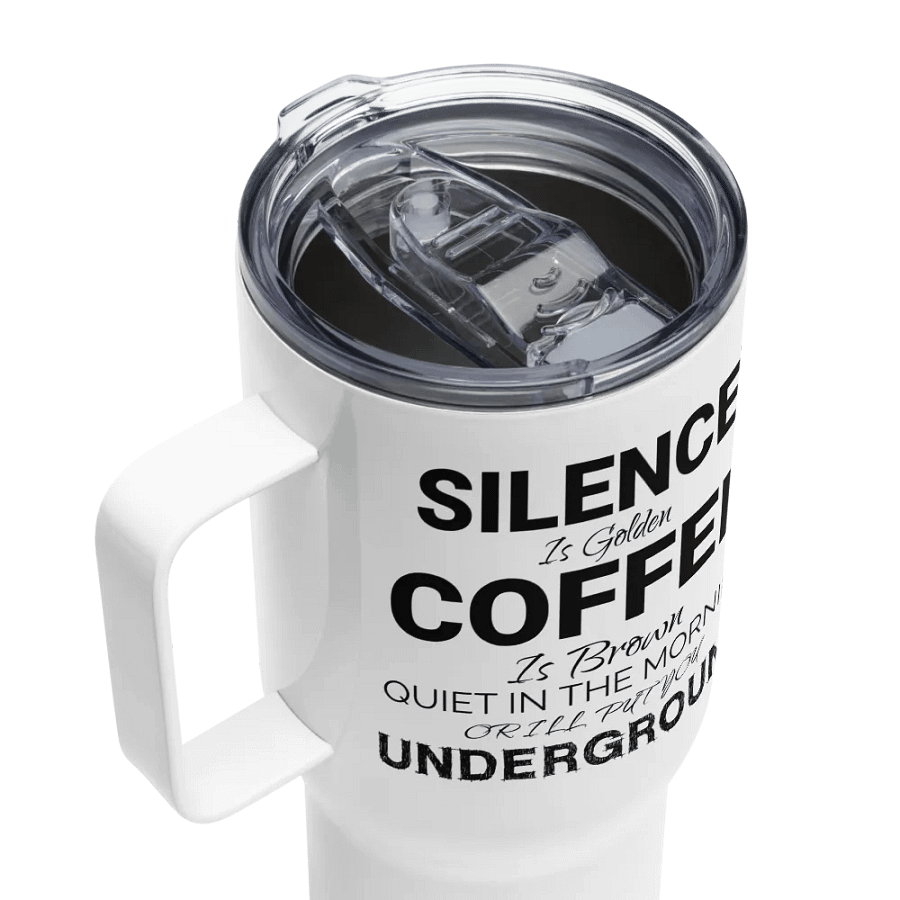 Silence is Golden (Travel Mug) product image (4)