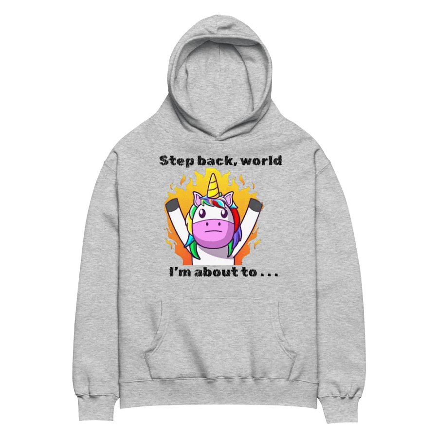 Spark Some Chaos Hoodie - Oversized Athletic Heather product image (4)