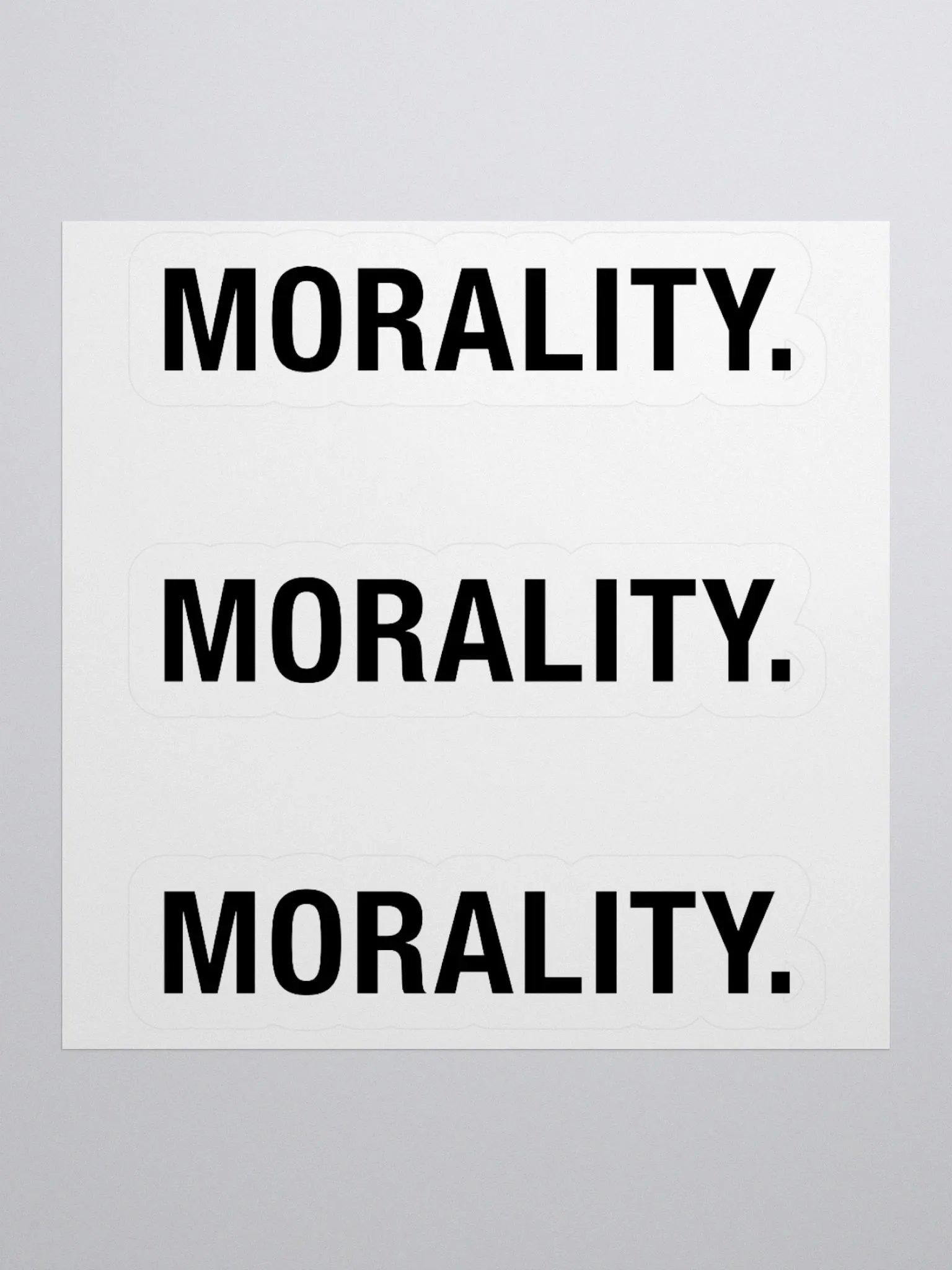 Morality Sticker product image (2)
