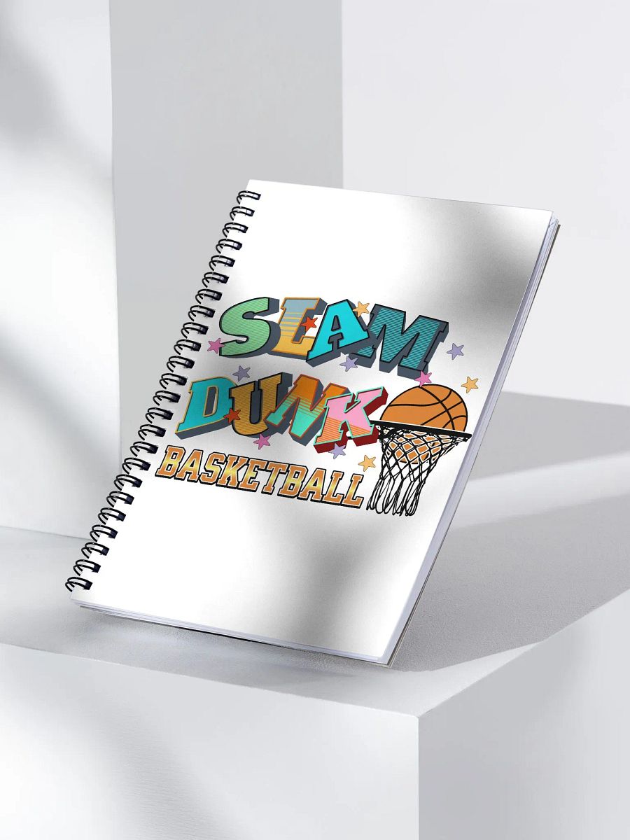 Basketball Slam Dunk Spiral Notebook product image (2)