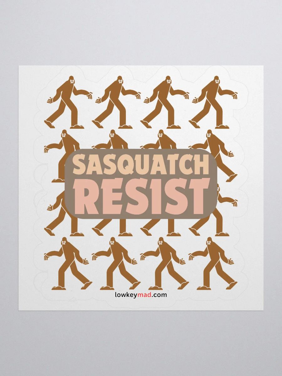 Sasquatch March to Resist Sticker product image (2)