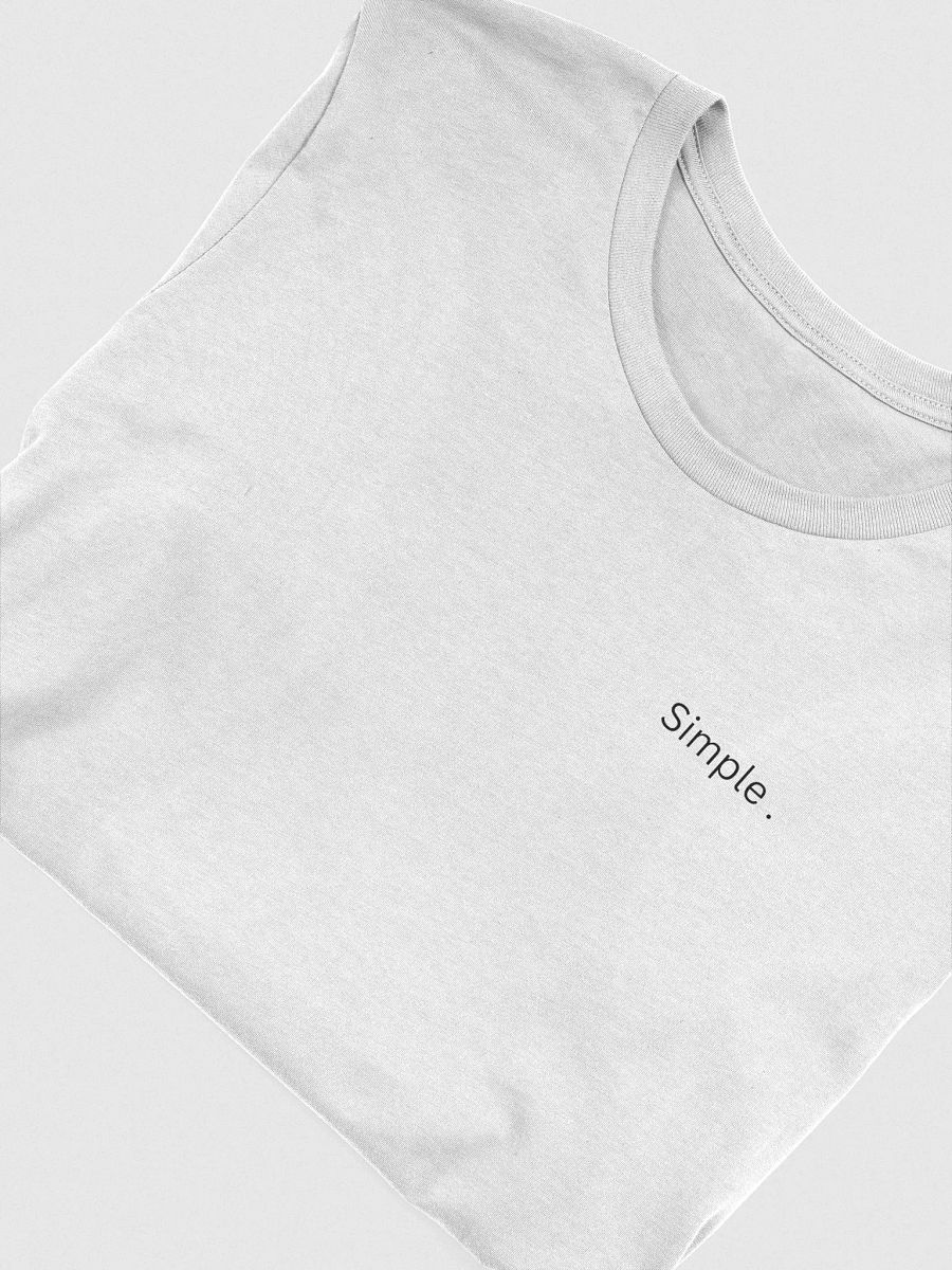 Simple. T-Shirt product image (4)