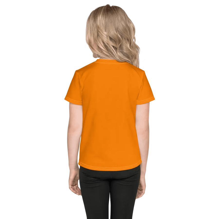 Kids Plain Color Orange T-Shirt product image (2)