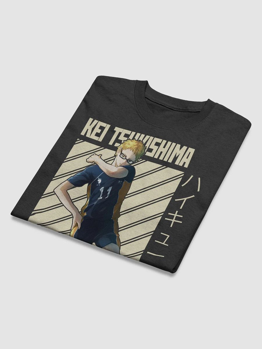 Haikyuu!! Kei Tsukishima Volleyball Pose T-Shirt – Gildan Heavyweight product image (4)