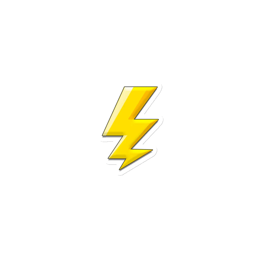 Lightning Bolt Sticker product image (1)