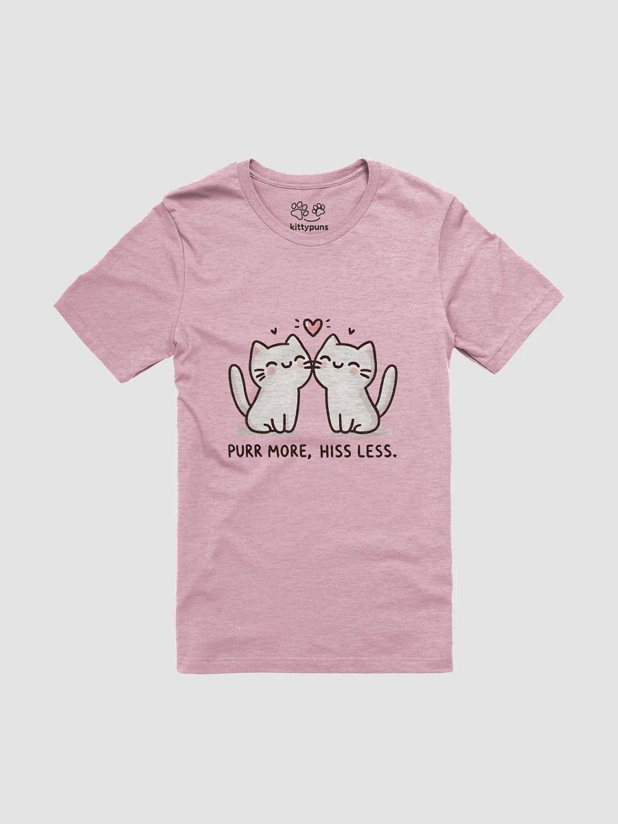 Purr more, Hiss less t-shirt 1 product image (1)