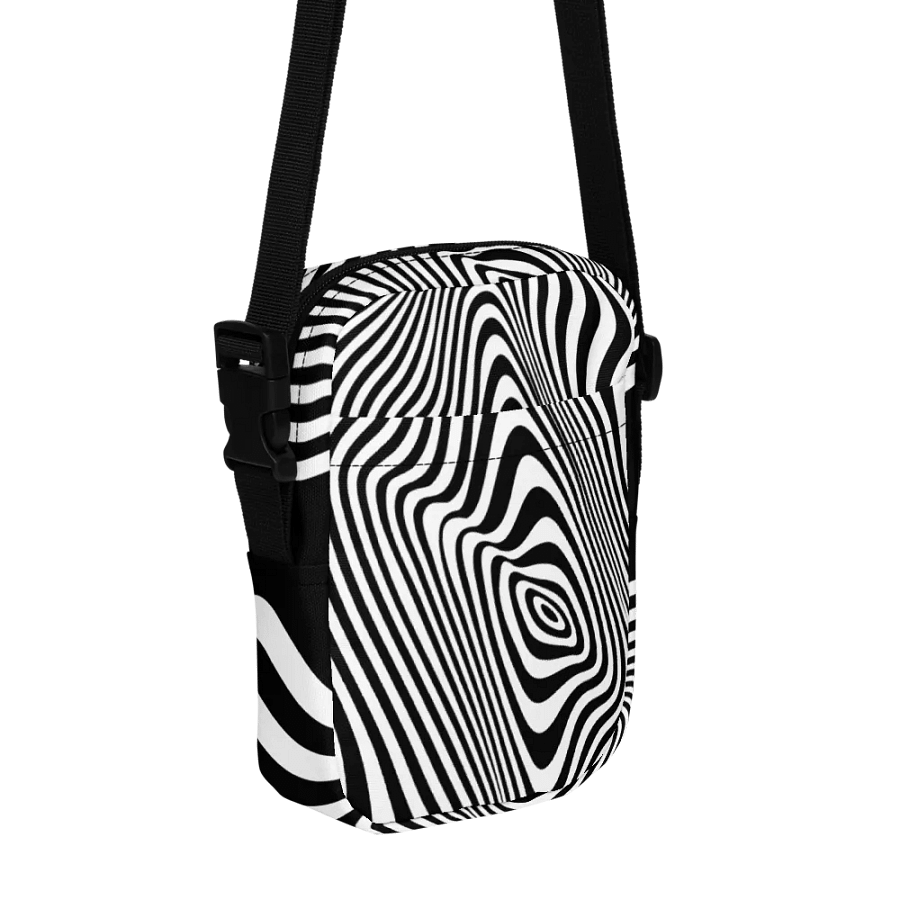 Optical Illusion Waves Crossbody Bag for mens woman friends product image (9)