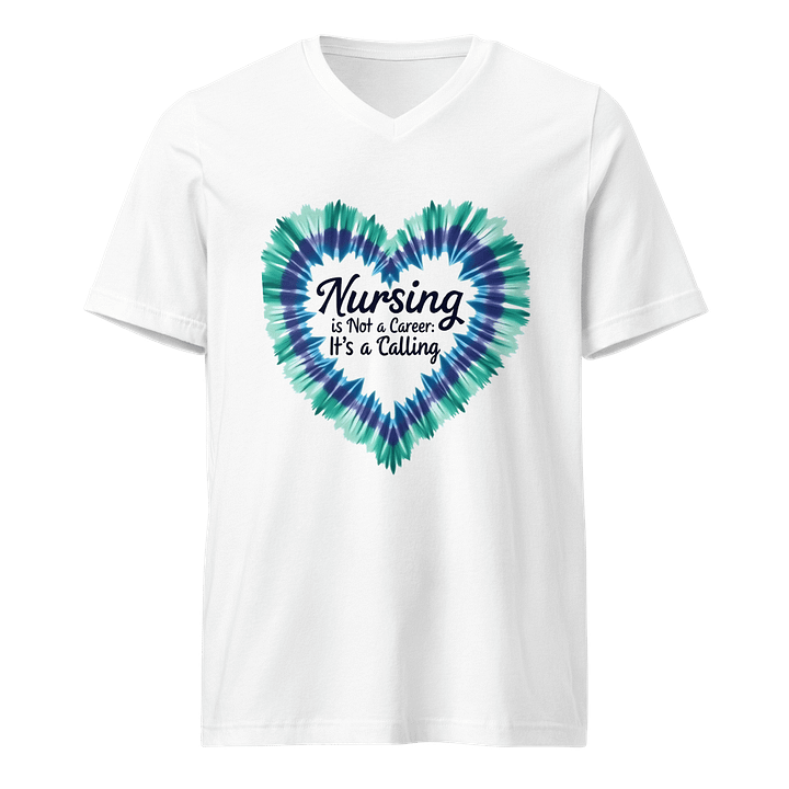 Nursing is a Calling, not a career V-Neck Tee product image (1)