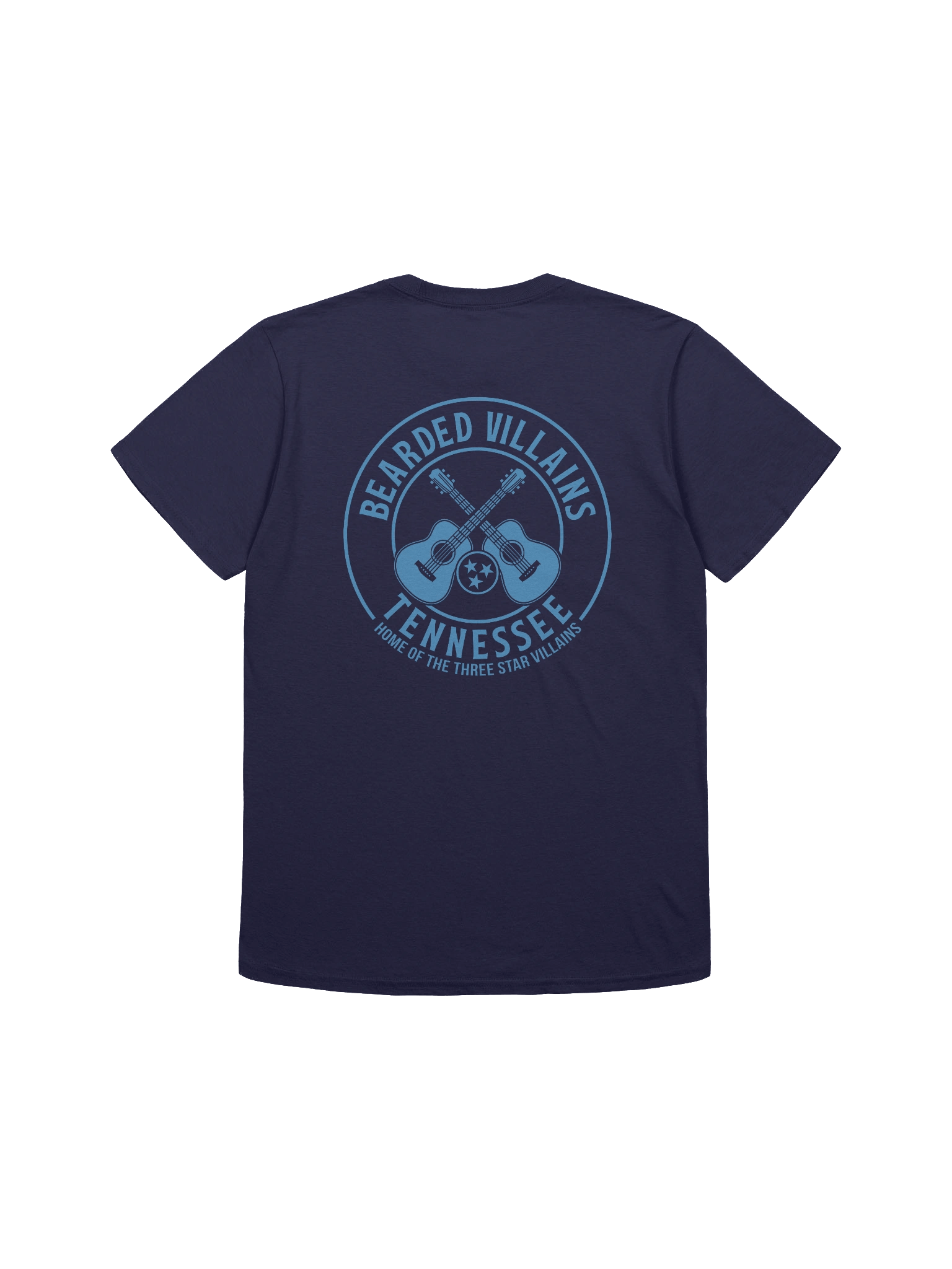 TSV Bearded Villains Tennessee Titans Blue T-Shirt | Titans Logo Design | Brotherhood & Southern Pride Tee product image (6)