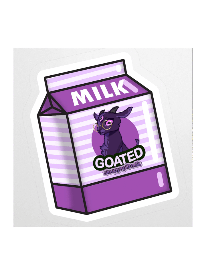 GOATED MILK STICKER! product image (2)